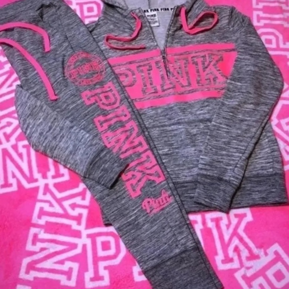 VS Pink Jogger Set - Picture 2 of 5
